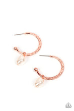 Load image into Gallery viewer, oak-sisters-jewelry-glam-overboard-copper-earrings-paparazzi-accessories-by-lisa