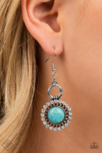 Load image into Gallery viewer, Paparazzi 🔆 Mojave Mogul - Blue Earrings