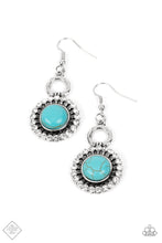 Load image into Gallery viewer, oak-sisters-jewelry-mojave-mogul-blue-earrings-paparazzi-accessories-by-lisa