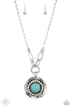 Load image into Gallery viewer, oak-sisters-jewelry-badlands-treasure-hunt-blue-necklace-paparazzi-accessories-by-lisa