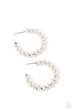 Load image into Gallery viewer, oak-sisters-jewelry-yacht-royale-white-earrings-paparazzi-accessories-by-lisa