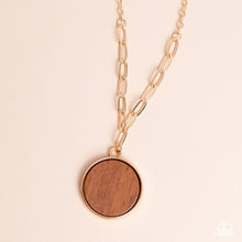 Load image into Gallery viewer, Paparazzi 🔆 WOODnt Dream of It - Gold Necklace