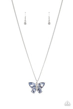 Load image into Gallery viewer, oak-sisters-jewelry-free-flying-flutter-blue-paparazzi-accessories-by-lisa
