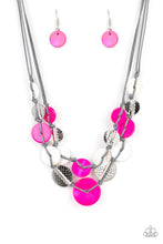 Load image into Gallery viewer, oak-sisters-jewelry-barefoot-beaches-pink-necklace-paparazzi-accessories-by-lisa