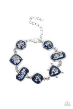 Load image into Gallery viewer, oak-sisters-jewelry-speckled-shimmer-blue-bracelet-paparazzi-accessories-by-lisa