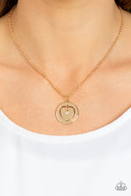 Load image into Gallery viewer, Paparazzi 🔆 Heart Full of Faith - Gold Necklace