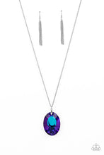 Load image into Gallery viewer, oak-sisters-jewelry-celestial-essence-blue-necklace-paparazzi-accessories-by-lisa