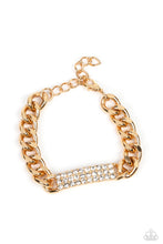 Load image into Gallery viewer, oak-sisters-jewelry-icy-impact-gold-bracelet-paparazzi-accessories-by-lisa