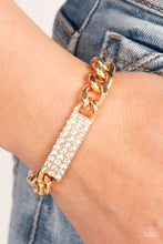 Load image into Gallery viewer, Paparazzi 🔆 Icy Impact - Gold Bracelet