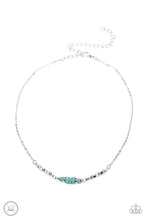 Load image into Gallery viewer, oak-sisters-jewelry-retro-rejuvenation-blue-necklace-paparazzi-accessories-by-lisa