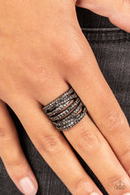 Load image into Gallery viewer, Paparazzi 🔆 Knock-Out Opulence - Black Ring