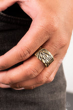 Load image into Gallery viewer, Paparazzi 🔆 Fossil Fuel - Brass Ring