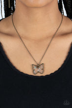 Load image into Gallery viewer, Paparazzi 🔆 Gives Me Butterflies - Brass Necklace