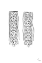 Load image into Gallery viewer, oak-sisters-jewelry-starry-streamers-white-post earrings-paparazzi-accessories-by-lisa