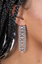 Load image into Gallery viewer, Paparazzi 🔆 Starry Streamers - White Post Earrings