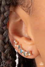 Load image into Gallery viewer, Paparazzi 🔆 Stay Magical - Gold Post Earrings