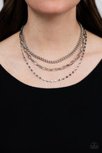 Load image into Gallery viewer, Paparazzi 🔆 Galvanized Grit - Silver Necklace