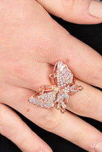 Load image into Gallery viewer, Paparazzi 🔆 Fearless Flutter - Copper Ring