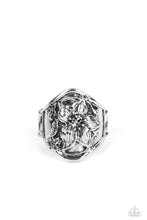 Load image into Gallery viewer, oak-sisters-jewelry-hibiscus-harbor-silver-ring-paparazzi-accessories-by-lisa