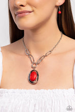 Load image into Gallery viewer, Paparazzi 🔆 Sandstone Stroll - Red Necklace