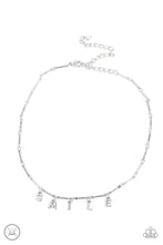 Load image into Gallery viewer, oak-sisters-jewelry-say-my-name-silver-necklace-paparazzi-accessories-by-lisa
