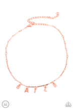 Load image into Gallery viewer, oak-sisters-jewelry-say-my-name-copper-necklace-paparazzi-accessories-by-lisa