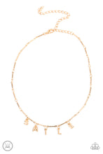 Load image into Gallery viewer, oak-sisters-jewelry-say-my-name-gold-necklace-paparazzi-accessories-by-lisa
