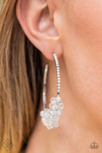 Load image into Gallery viewer, Paparazzi 🔆 Bubble-Bursting Bling - White Earrings