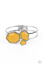Load image into Gallery viewer, oak-sisters-jewelry-tourist-trapezoid-yellow-bracelet-paparazzi-accessories-by-lisa