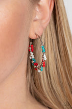 Load image into Gallery viewer, Paparazzi 🔆 Growth Spurt - Red Earrings