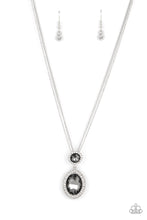 Load image into Gallery viewer, oak-sisters-jewelry-castle-diamonds-silver-necklace-paparazzi-accessories-by-lisa