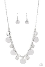 Load image into Gallery viewer, oak-sisters-jewelry-model-medallions-silver-necklace-paparazzi-accessories-by-lisa