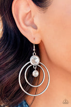 Load image into Gallery viewer, Paparazzi 🔆 Dapperly Deluxe - White Earrings