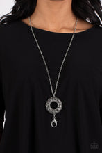 Load image into Gallery viewer, Paparazzi 🔆 Wintry Wreath - Silver Lanyard