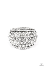 Load image into Gallery viewer, oak-sisters-jewelry-running-off-sparkle-white-ring-paparazzi-accessories-by-lisa