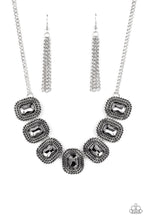 Load image into Gallery viewer, oak-sisters-jewelry-iced-iron-silver-necklace-paparazzi-accessories-by-lisa