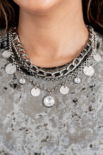 Load image into Gallery viewer, Paparazzi 🔆 Industrial Noise - White Necklace