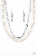 Load image into Gallery viewer, oak-sisters-jewelry-suburban-yacht-club-white-necklace-paparazzi-accessories-by-lisa
