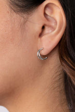 Load image into Gallery viewer, Paparazzi 🔆 Charming Crescents - Silver Earrings