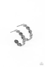 Load image into Gallery viewer, oak-sisters-jewelry-floral-fad-silver-earrings-paparazzi-accessories-by-lisa