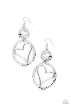 Load image into Gallery viewer, oak-sisters-jewelry-enchanting-echo-silver-earrings-paparazzi-accessories-by-lisa