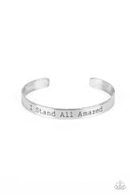 Load image into Gallery viewer, oak-sisters-jewelry-i-stand-all-amazed-silver-bracelet-paparazzi-accessories-by-lisa