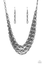 Load image into Gallery viewer, oak-sisters-jewelry-house-of-chain-black-necklace-paparazzi-accessories-by-lisa