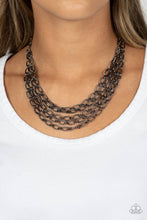 Load image into Gallery viewer, Paparazzi 🔆House of CHAIN - Black Necklace