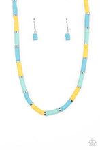 Load image into Gallery viewer, oak-sisters-jewelry-rainbow-road-blue-necklace-paparazzi-accessories-by-lisa