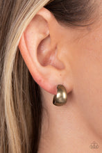 Load image into Gallery viewer, Paparazzi 🔆 Burnished Beauty - Brass Earrings