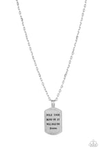 Load image into Gallery viewer, oak-sisters-jewelry-empire-state-of-mind-silver-mens necklace-paparazzi-accessories-by-lisa