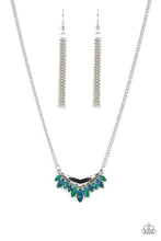 Load image into Gallery viewer, oak-sisters-jewelry-flash-of-fringe-green-necklace-paparazzi-accessories-by-lisa