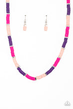 Load image into Gallery viewer, oak-sisters-jewelry-rainbow-road-pink-necklace-paparazzi-accessories-by-lisa