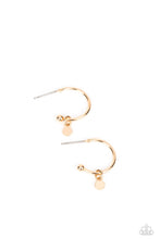 Load image into Gallery viewer, oak-sisters-jewelry-modern-model-gold-earrings-paparazzi-accessories-by-lisa